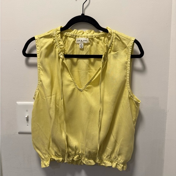 Cloth & Stone Ruffled-Edge Tank Size M - Picture 4 of 8